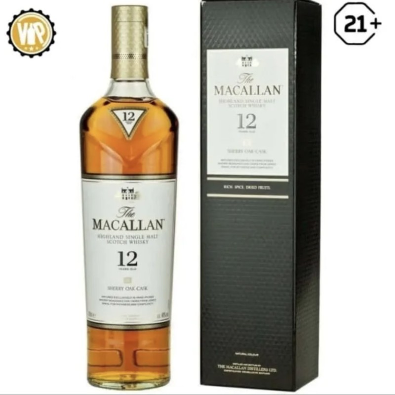 Macallan Whisky 12 Sherry Oak