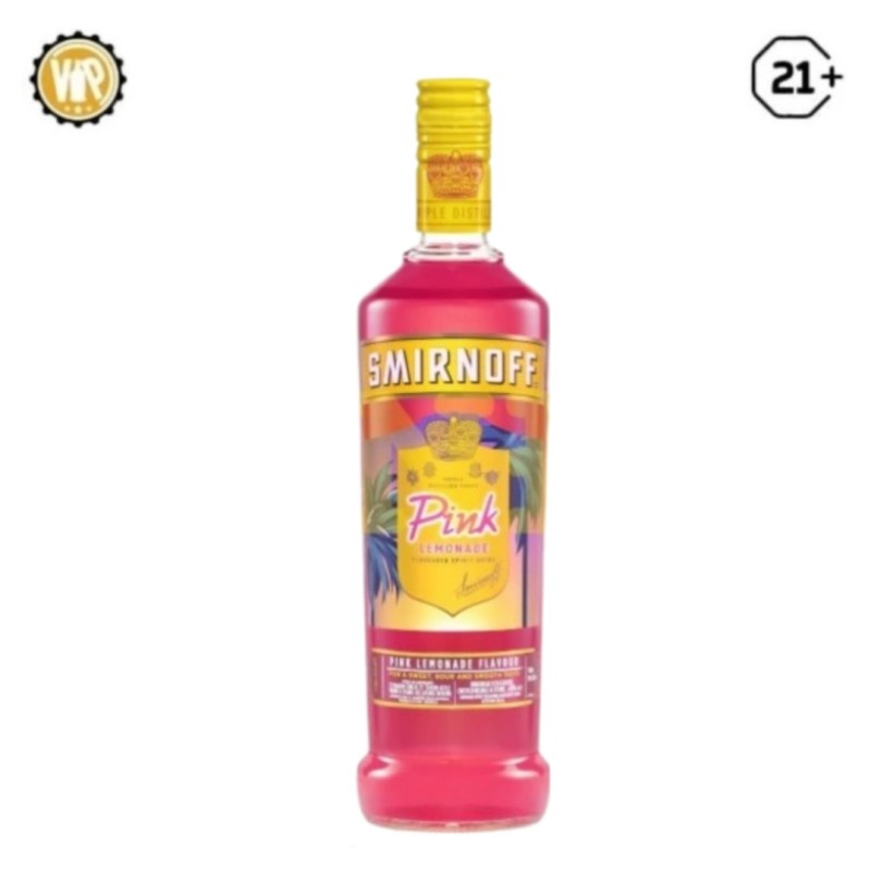 Smirnof vodka pink lemonade