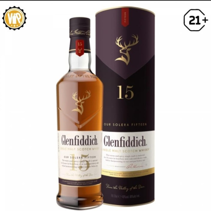 Glenfiddich 15 YO Malt Whiskey 