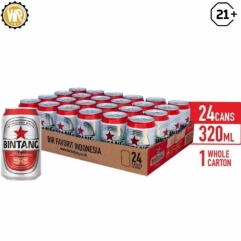 Bintang dan 320ml x 24 can