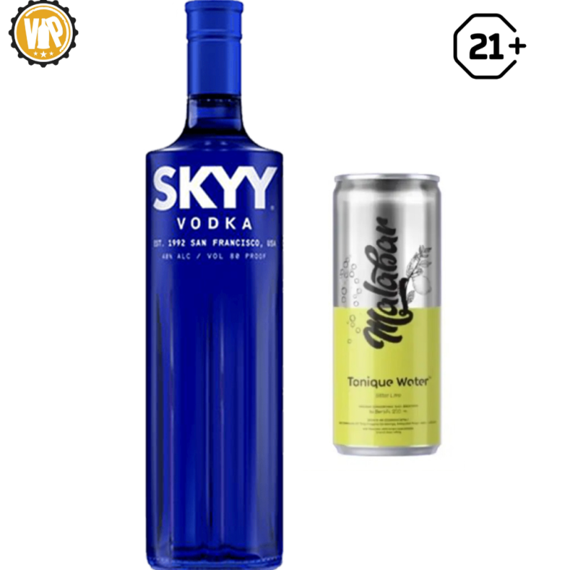 Skyy vodka free 1 tonic water