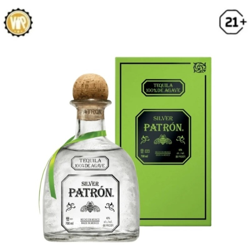 Patron silver tequila 