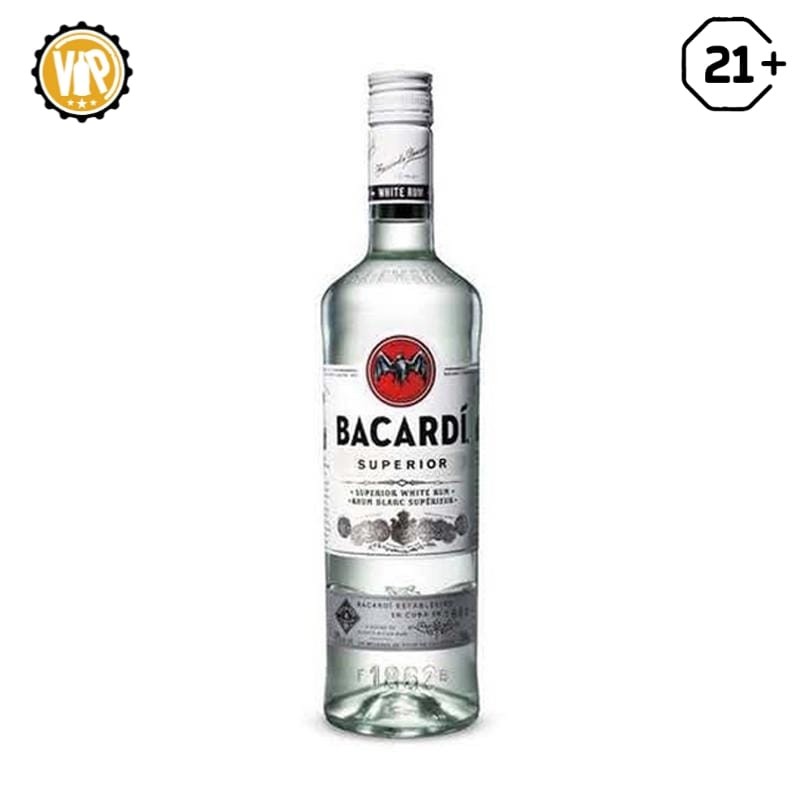 Bacardi Carta Blanca Superior White Rum 750ml