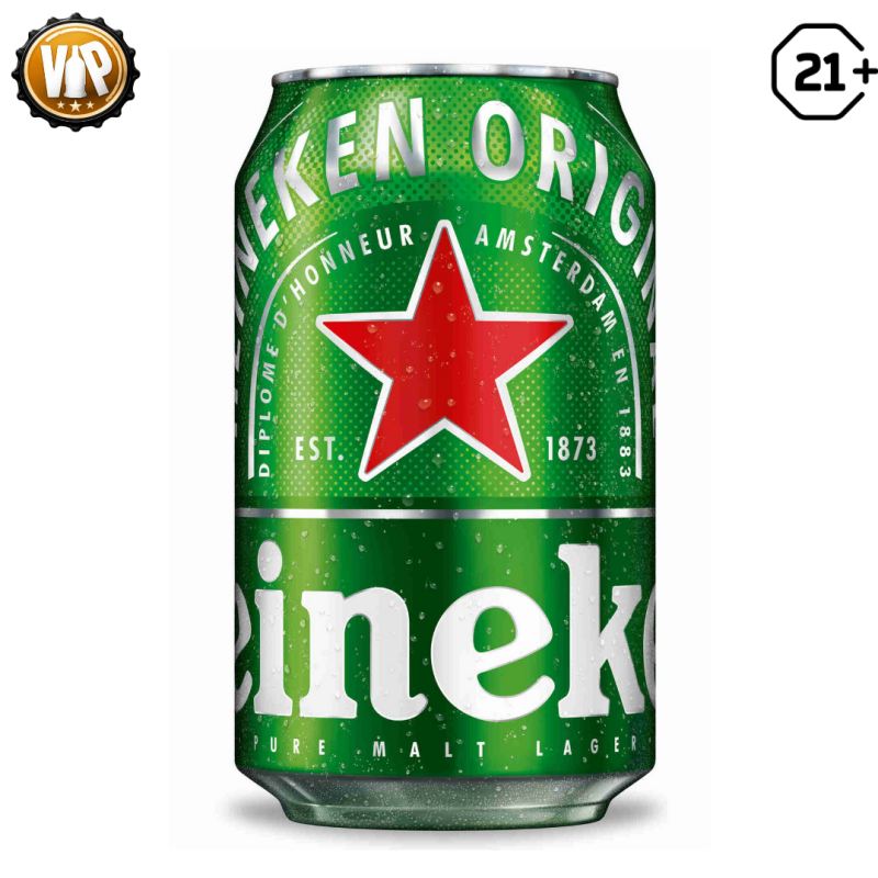 Heineken lager can 330ml