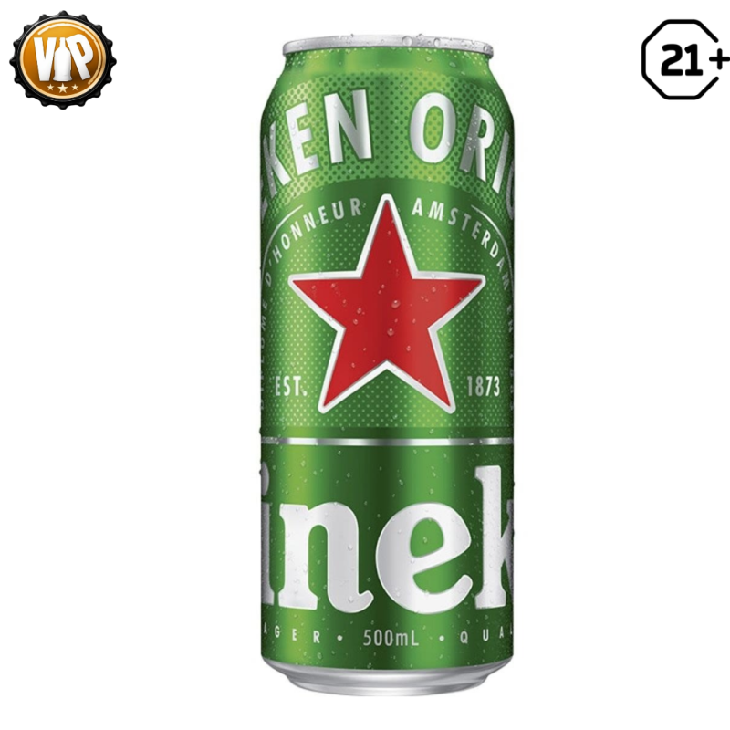 Heineken lager can 500ml