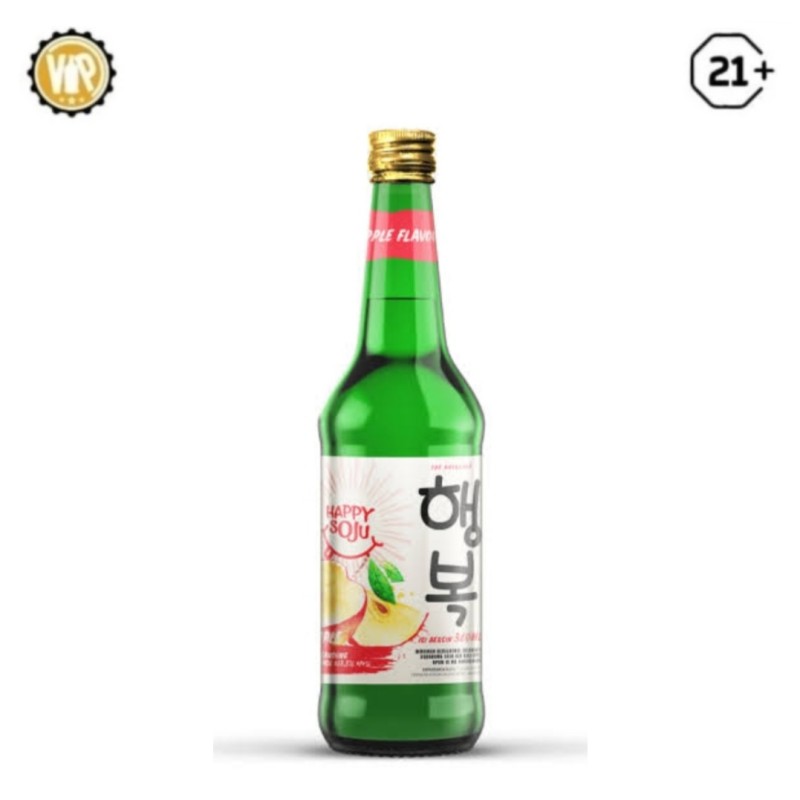 Happy soju apple