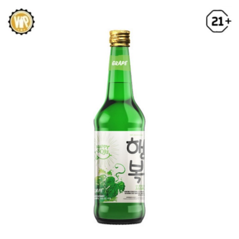 Happy soju green grape