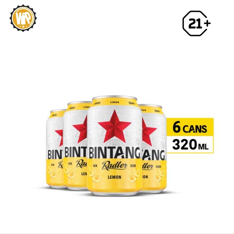 Bintang Redler Can 320 Ml X 6 Kaleng 