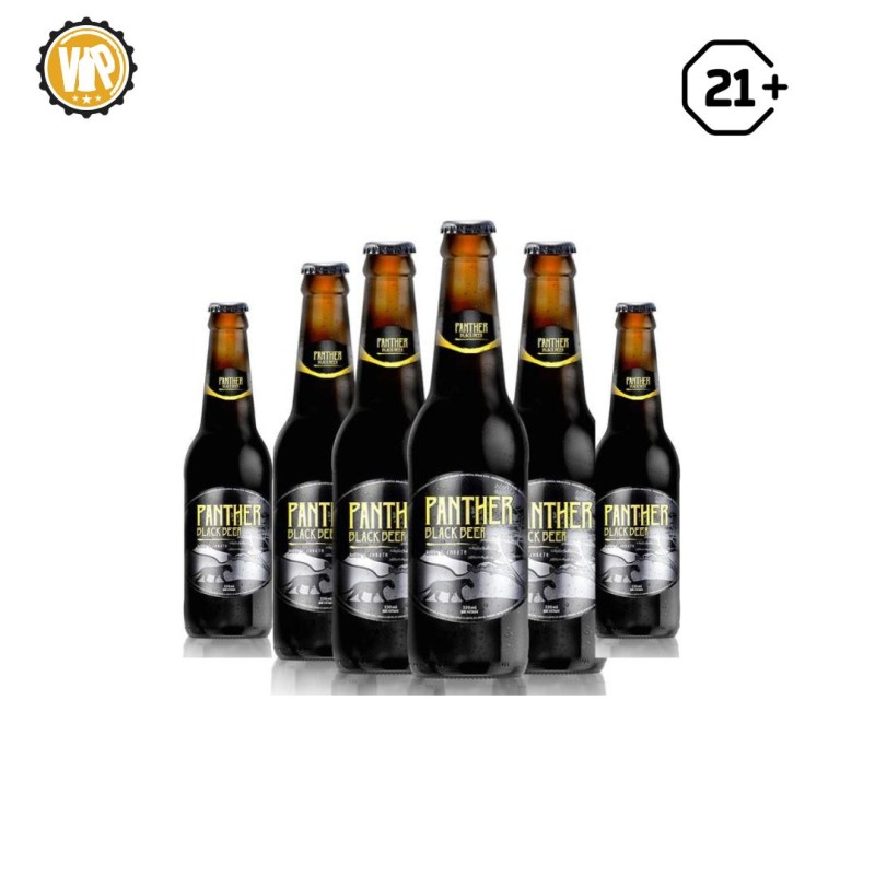 6 Botol Panther Black Beer 330ml