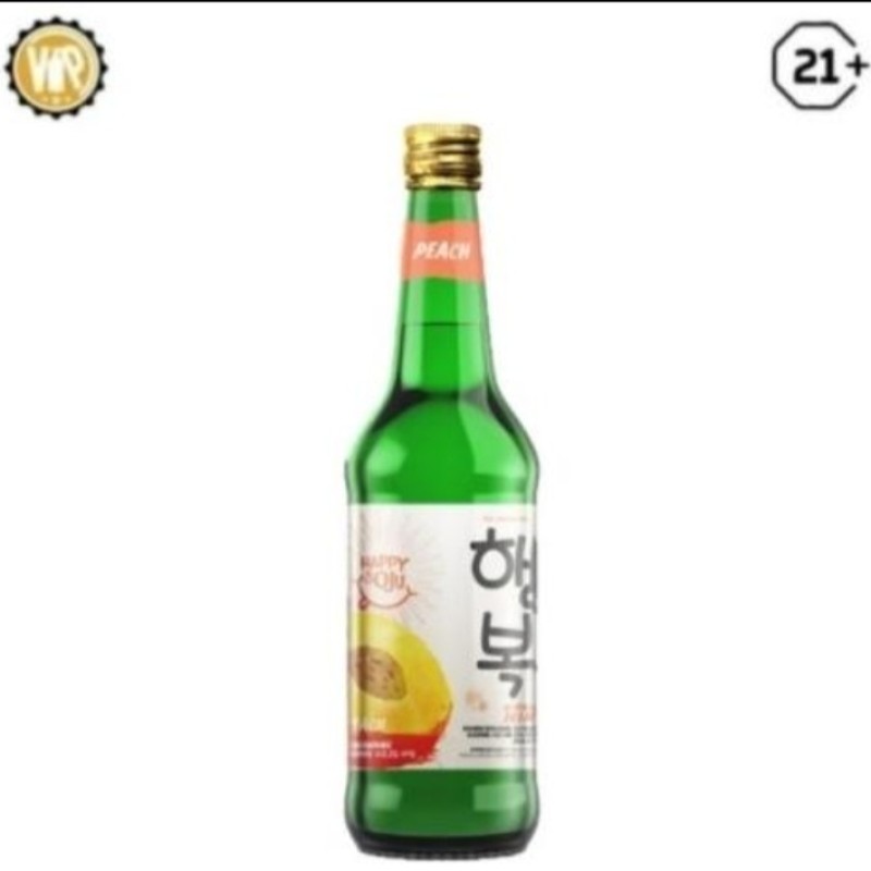 Happy Soju Peach 360ml