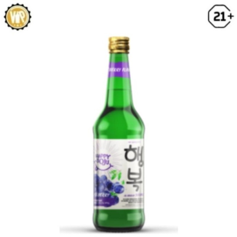 Happy Soju Blueberry 360ml