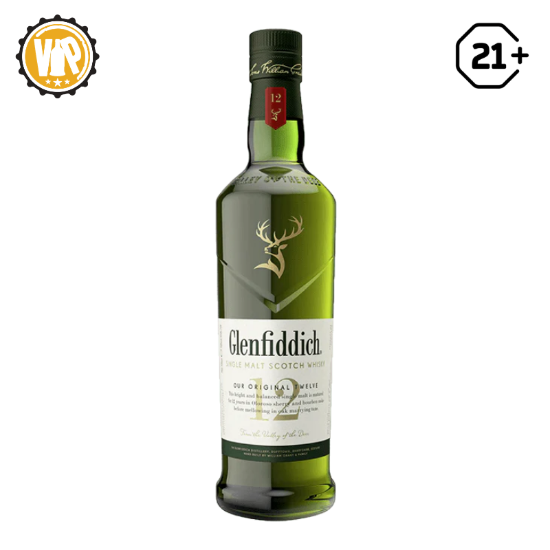 Glenfiddich 12 YO Single Malt Scotch Whisky 700ml