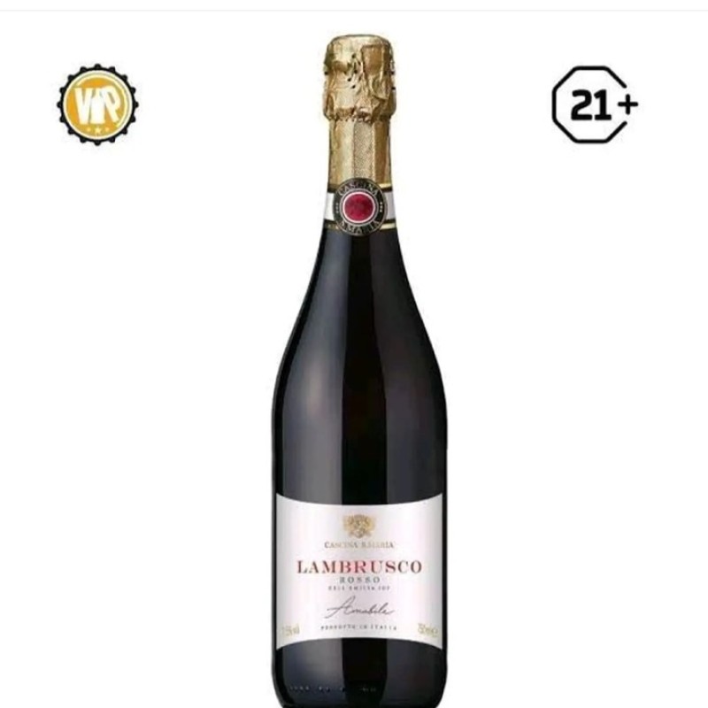 Cascina Lambrusco Rosso Sparkling 750ml