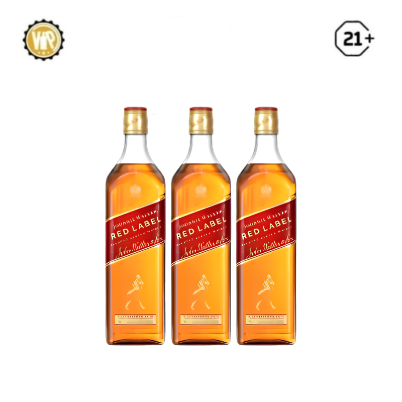 Triple Johnie Walker Red label 700 ml