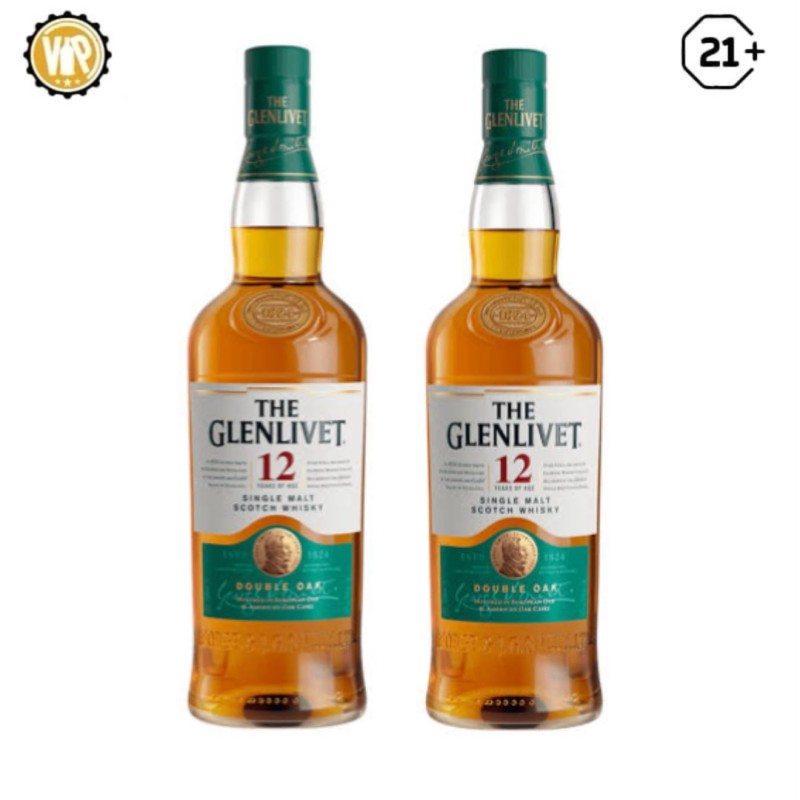 Twin Bottle Glenlivet 12yo 700ml