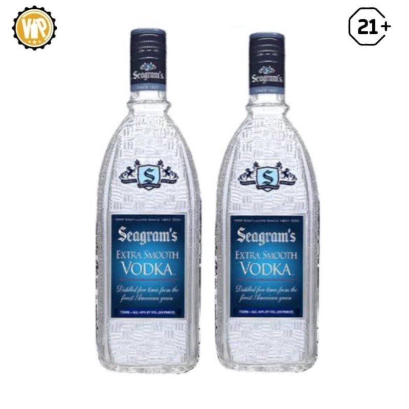 Twin Bottle Seagram Vodka 