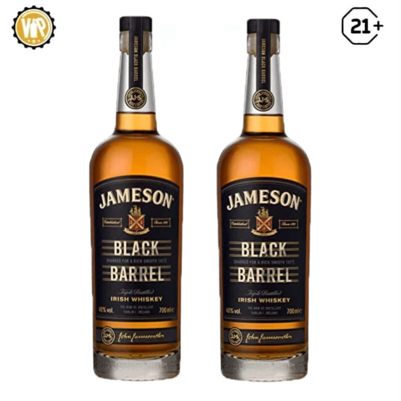 Twin Bottle Jameson Black Barrel