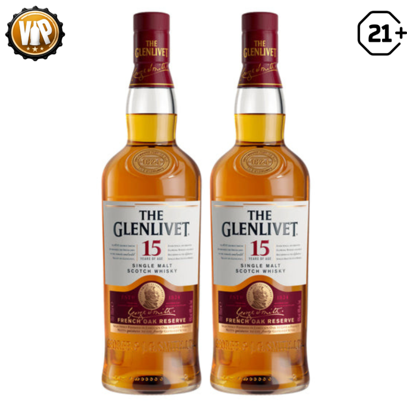 Glenlivet 15yo - Twin Bottle