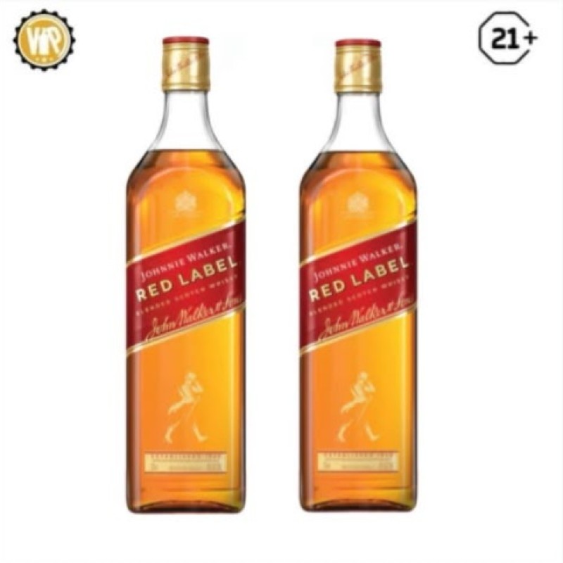 Twin Bottle Johniee Walker Red Label 750 Ml