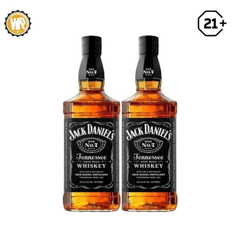 Twin Bottle Jack Daniels Whiskey 