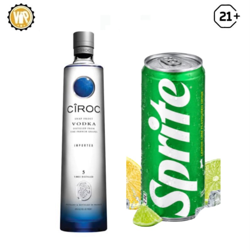 Ciroc Vodka get 1 Sprite