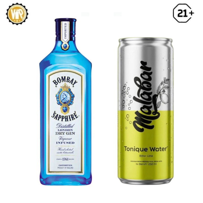 Bombay Sapphire Gin get 1 Tonic