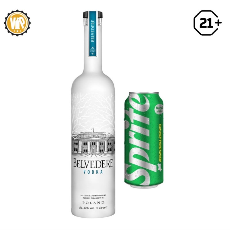Belvedere Vodka Get 1 Can Sprite 