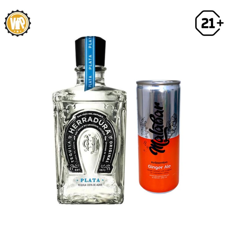 Herradura Plata Get 1 Can Malabar Ginger Ale