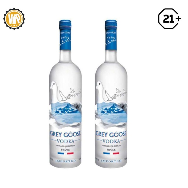 Twin Bottle Greygoose Vodka 700 Ml
