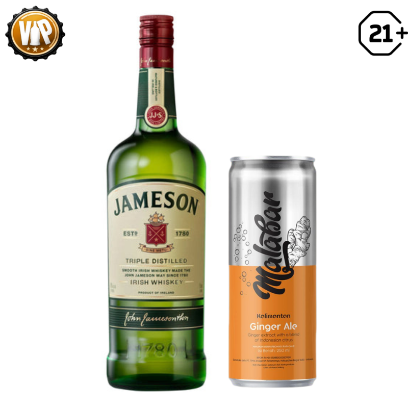 Jameson irish whisky Get 1 Ginger Ale