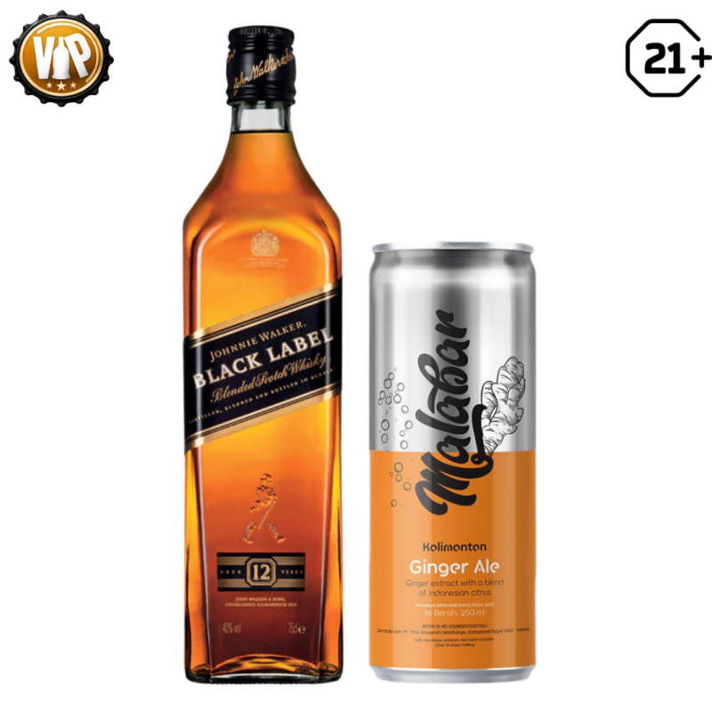 Johnnie walkee black label Get 1 ginger ale