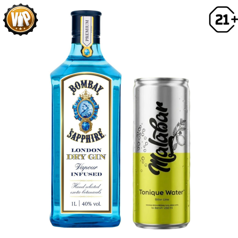 Bombay sapphire Gin Get 1 Tonic Water