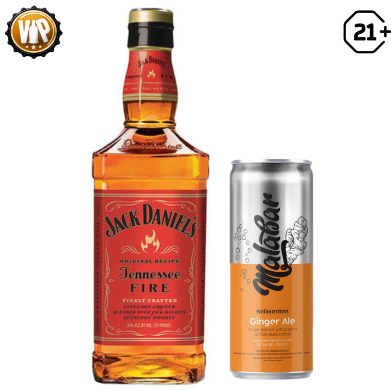 Jack Daniels Fire Get 1 Ginger Ale
