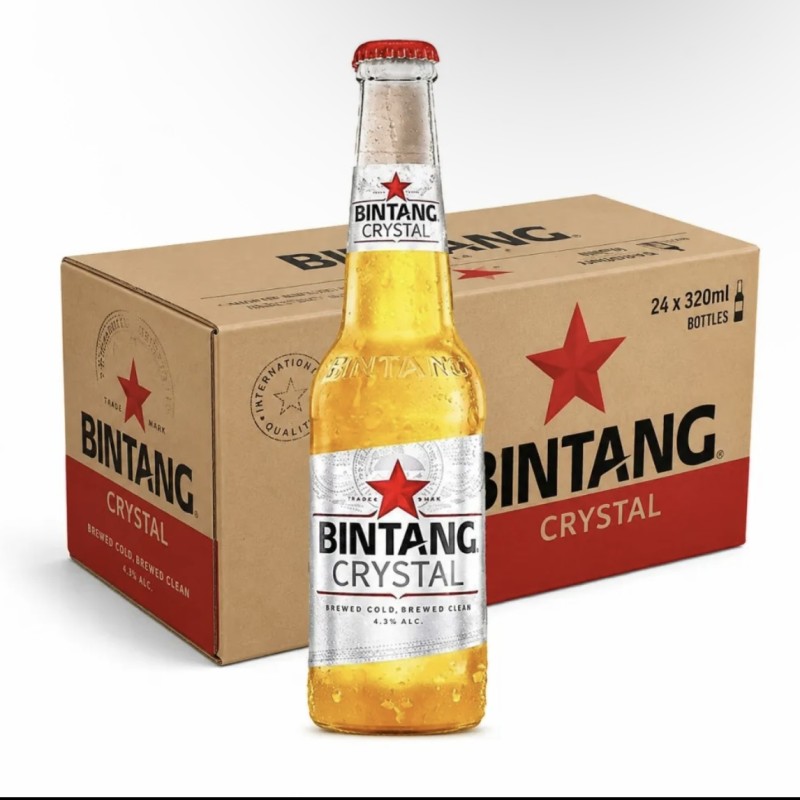 Bintang Crystal Pint 330ml x 24 btl