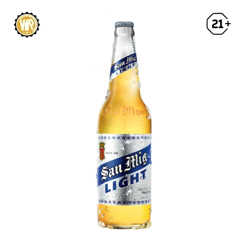 San Miguel light 330ml botlle