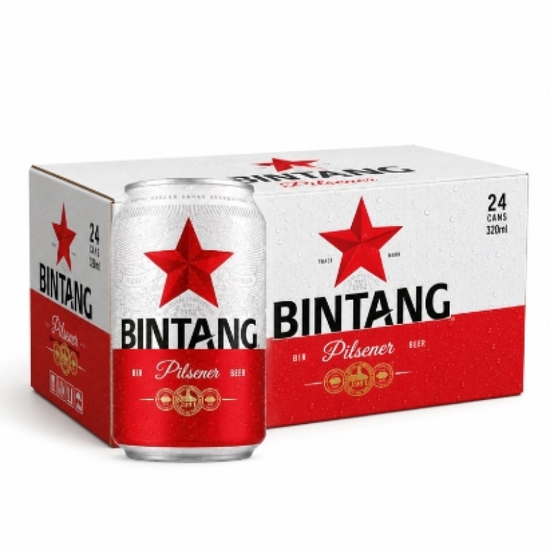 Bintang Pilsener Can 320ml X 24 Can