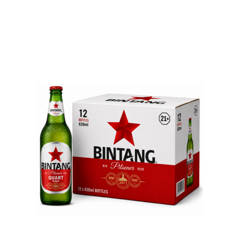 Bintang Pilsener Quart 620ml X 12 Btl