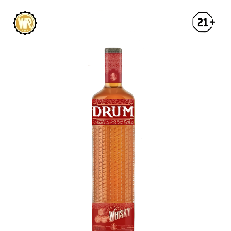 Whiskey Drum Red