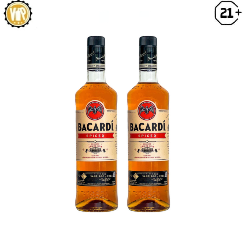 Twin Bottle Bacardi Spiced