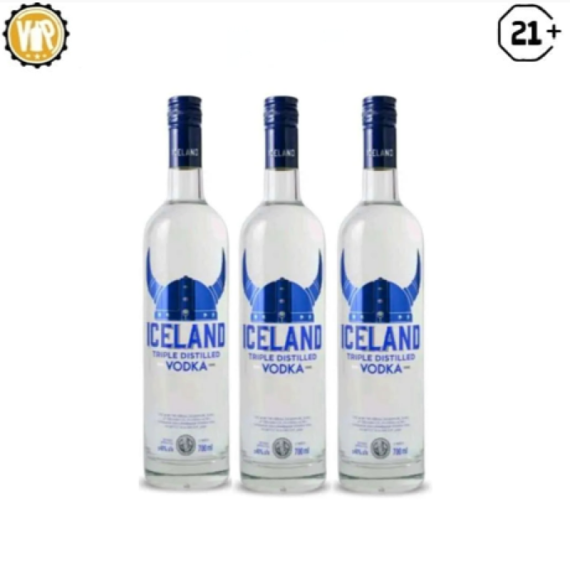 Iceland Vodka Triple Bottle