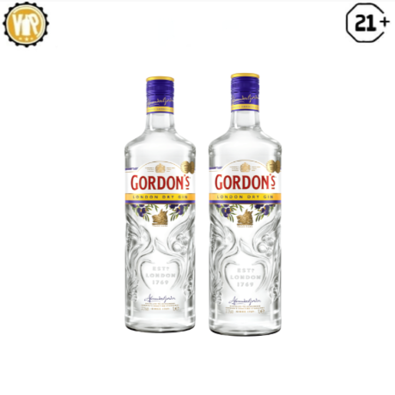 Gordon Premium Dry Gin Twin Bottle
