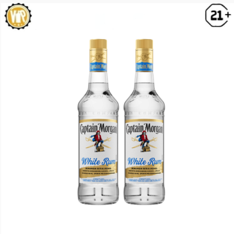 Captain Morgan White Twin Bottle