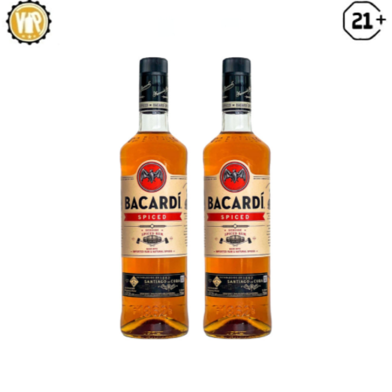 Bacardi Spiced Twin Bottle