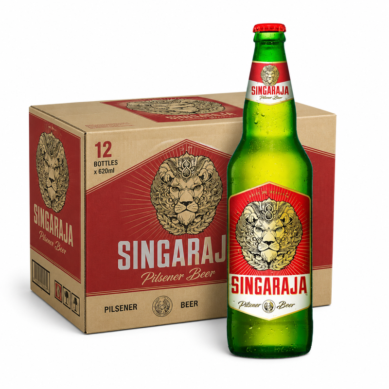 Singaraja Pilsener Quart 620ml x 12 btl