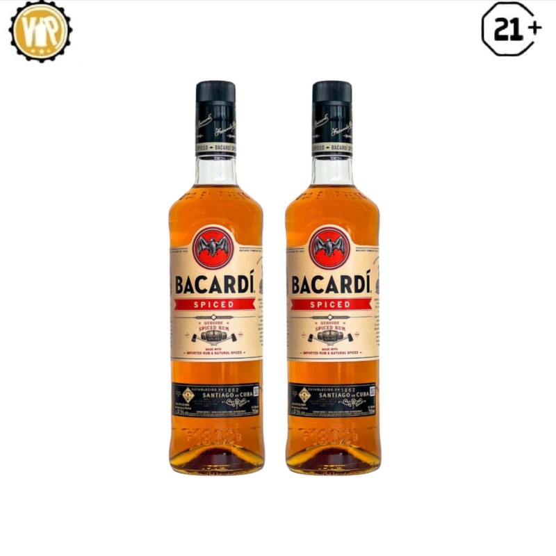 BACARDI SPICE RUM TWIN BOTTLE