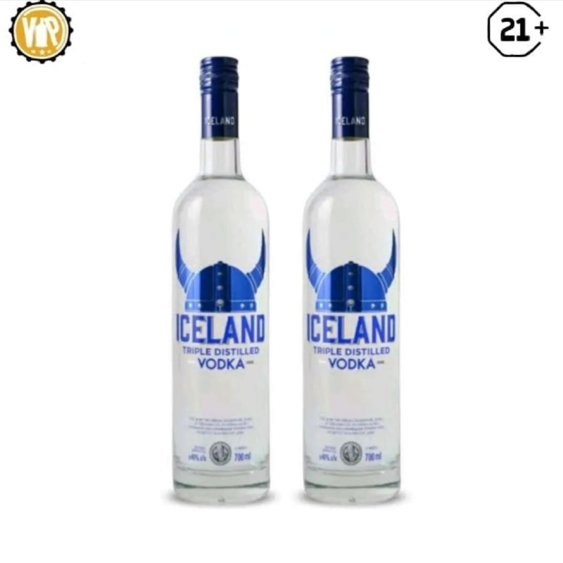 ICELAND VODKA TWIN BOTTLE
