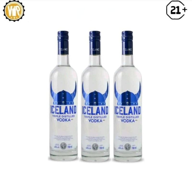 ICELAND VODKA TRIPLE BOTTLE