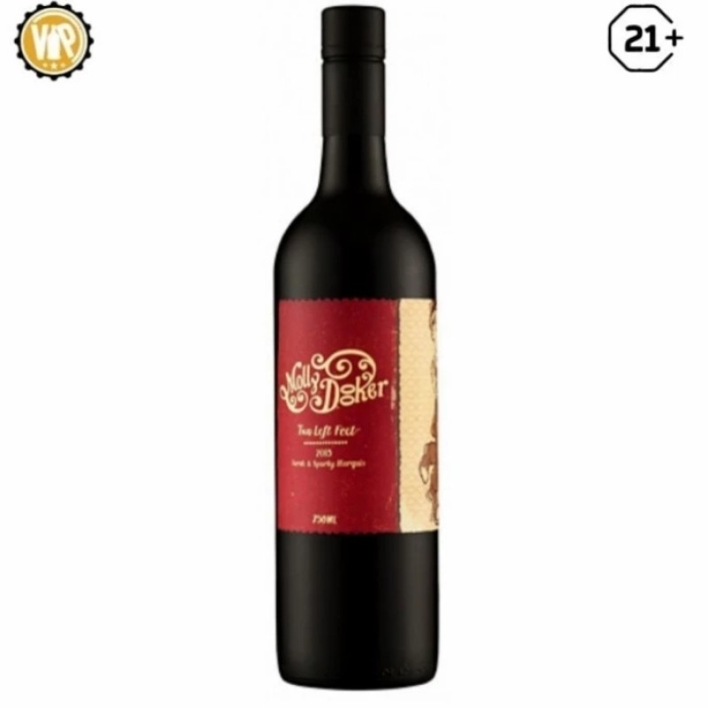 Molly dooker Two left feet red blend