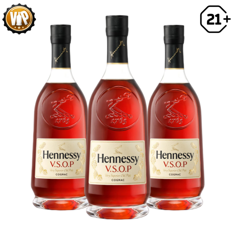 Triple Bottle Hennesy Vsop