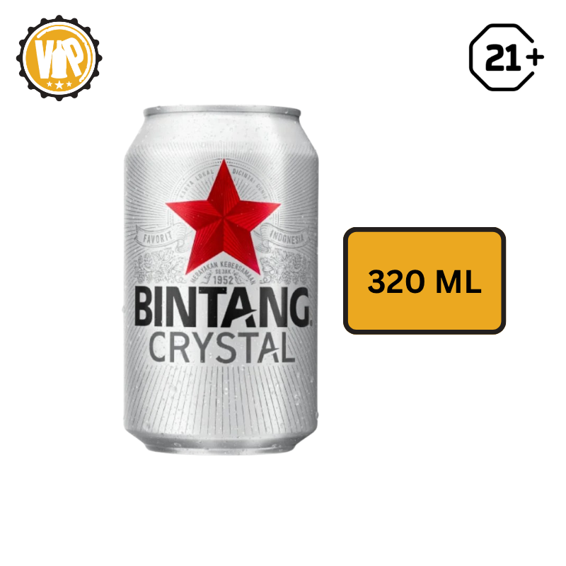 Bintang Crystal Beer Can 320ml